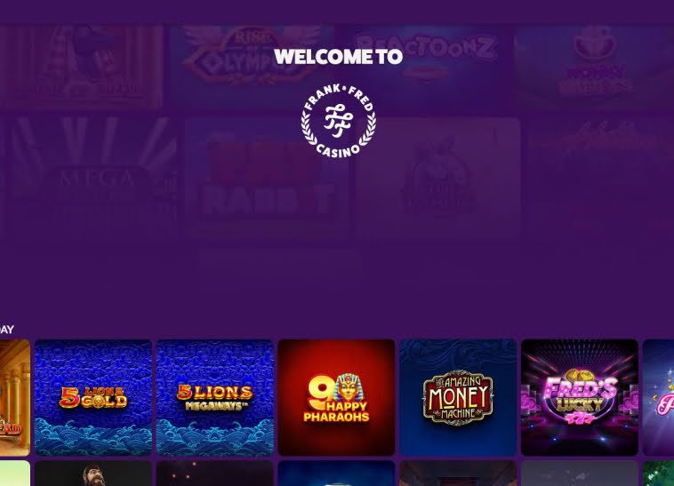 Frank and Fred Casino games