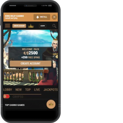 King Billy Mobile casino