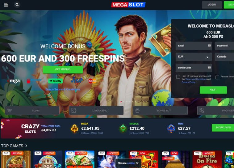 megaslot casino games lobby