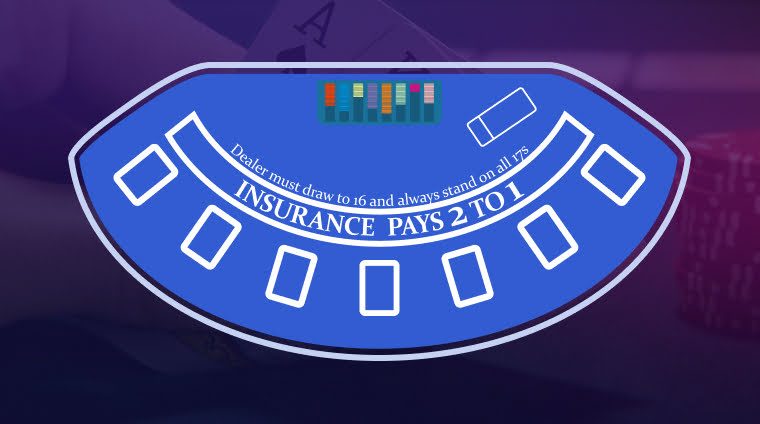 American Blackjack table layout